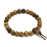 Leopardskin Jasper Power Bead Bracelet