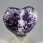 Lepidolite Crystal Heart ~45mm