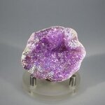 Magenta Aura Quartz Geode ~50x44mm