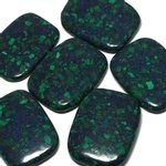 Malachite & Lapis Comfort Stone ~45mm