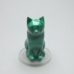 Malachite Crystal Cat  ~45x21mm