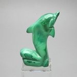Malachite Crystal Dolphin ~55x38mm