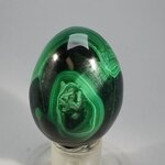 Malachite Crystal Egg ~44mm