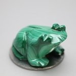 Malachite Crystal Frog ~25x43mm