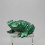 Malachite Crystal Frog ~44x21mm