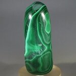 Malachite Freeform Polished Stone ~57mm