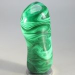 Malachite Freeform Polished Stone ~64mm