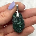 Malachite Healing Crystal Pendant ~32mm