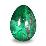 Malachite Howlite Crystal Egg ~48mm