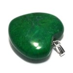 Malachite Howlite Heart Pendant