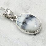 Merlinite 925 Silver Pendant ~17mm
