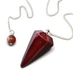 Mookaite Crystal Pendulum - Red