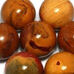 Mookaite Crystal Sphere (Golden) ~45mm