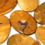 Mookaite Gold Palm Stone ~70x50mm