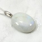 Moonstone Gemstone Pendant ~24mm