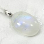 Moonstone Gemstone Pendant ~26mm