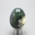 Moss Agate Crystal Egg ~48mm