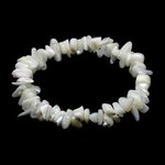 Mother of Pearl Gemstone Chip Bracelet