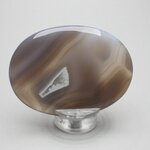 Natural Banded Agate Palmstone (Extra Grade) ~70 x 50 mm