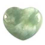 New Jade Crystal Heart ~45mm