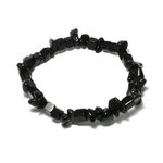 Obsidian Gemstone Chip Bracelet