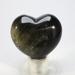 Obsidian Sheen Crystal Heart ~45mm