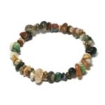 Ocean Jasper Gemstone Chip Bracelet