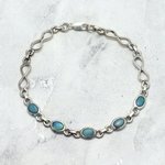 Opal & Silver Bracelet ~187mm