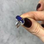 Opal & Silver Ring 925 Sterling Silver Ring~5.75 US / L 1/4 UK