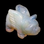Opalite Crystal Pig With Wings