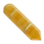 Orange Calcite Crystal Massage Wand (Extra Grade) ~75 x 20mm