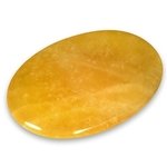 Orange Calcite Palm Stone, Extra Grade