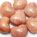 Peach Aventurine Crystal Heart ~45mm