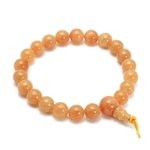 Peach Aventurine Power Bead Bracelet