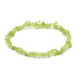 Peridot Gemstone Mini Chip Bracelet