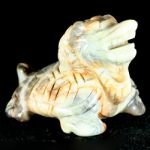 Picasso Jasper Carved Dragon Turtle