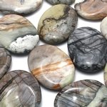 Picasso Jasper Thumb Stone ~40mm