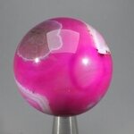 Pink Banded Agate Crystal Sphere ~40mm