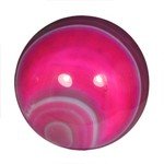 Pink Banded Agate Crystal Sphere ~5.5cm