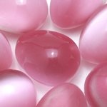 Pink Cat's Eye Crystal Egg ~46mm