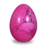 Pink Howlite Crystal Egg ~48mm