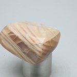 Pink Moonstone Polished Stone  ~32mm