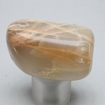 Pink Moonstone Polished Stone  ~40mm