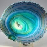 Polished Agate - Turquoise ~120 x 102mm