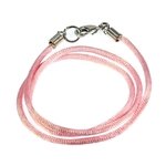 Polyester Cord Necklace - 16inch (Pink)
