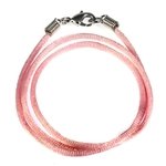 Polyester Cord Necklace - 18inch (Pink)