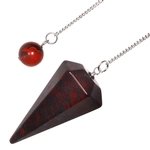 Poppy Jasper Crystal Pendulum