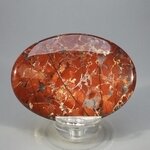 Poppy Jasper Palmstone (Extra Grade)  ~70x50mm
