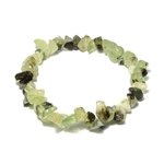 Prehnite & Epidote Gemstone Chip Bracelet