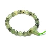 Prehnite & Epidote Power Bead Bracelet